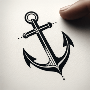 Simple Anchor With A Clean Design