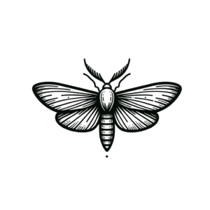 Simple And Elegant Moth