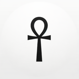 Simple Black Ankh