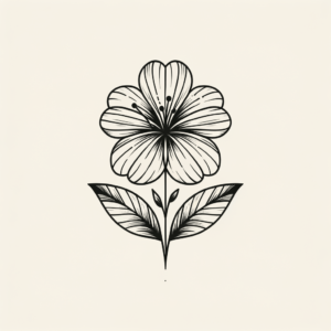 Simple, Clean Look In A Minimalist Flower
