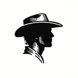 Simple Cowboy Silhouette