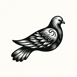 Simple Dove Outline