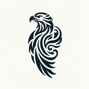 Simple Eagle Silhouette, Dainty