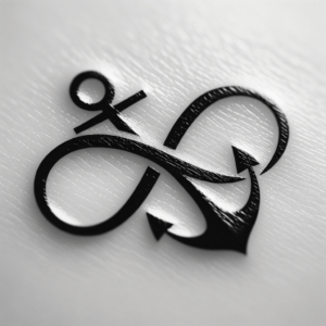 Simple Infinity With Anchor