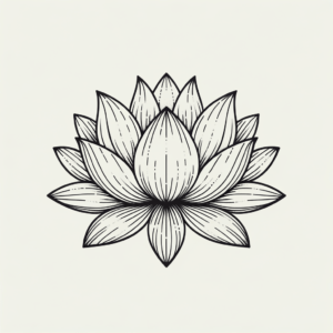 Simple Lotus With Minimal Lines