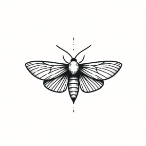 Simple Moth Outline