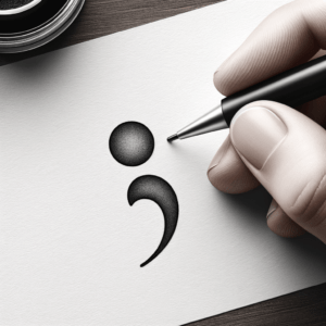 Simple Semicolon Outline