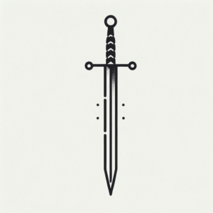 Simple Sword With Clean Lines