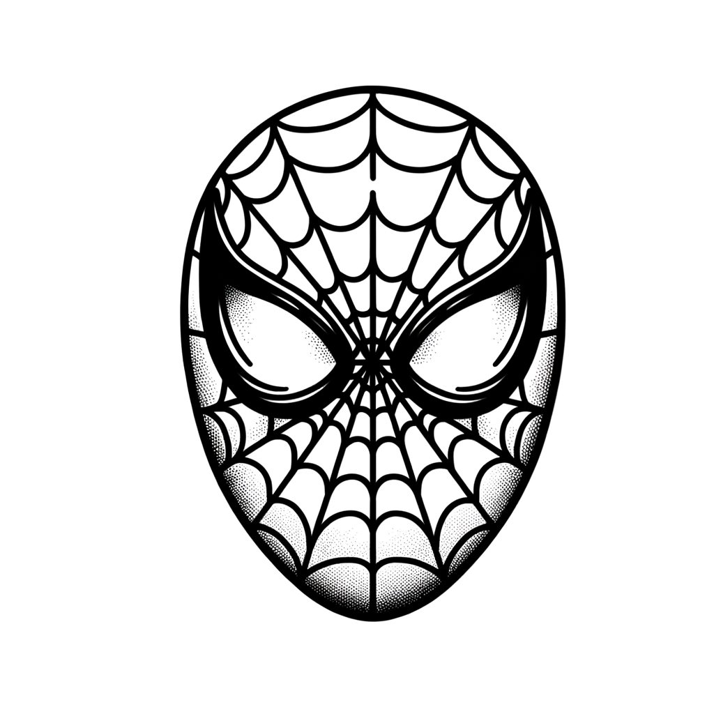 Simplistic Spiderman In A Web