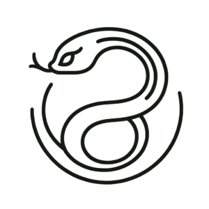 Single Continuous-Line Ouroboros With Smooth Flow