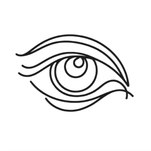 Single Continuous Line Shaping A Minimalist Eye