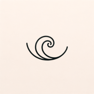 Single Continuous-Line Wave