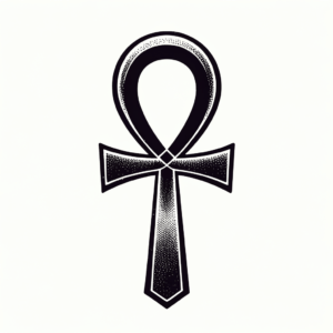 Single Line Ankh With Loop