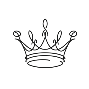 Single Line Crown With Elegant And Fluid Design
