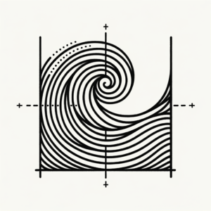 Single Line Wave With Seamless Form