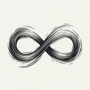 Sketchy Infinity With Charcoal Effect
