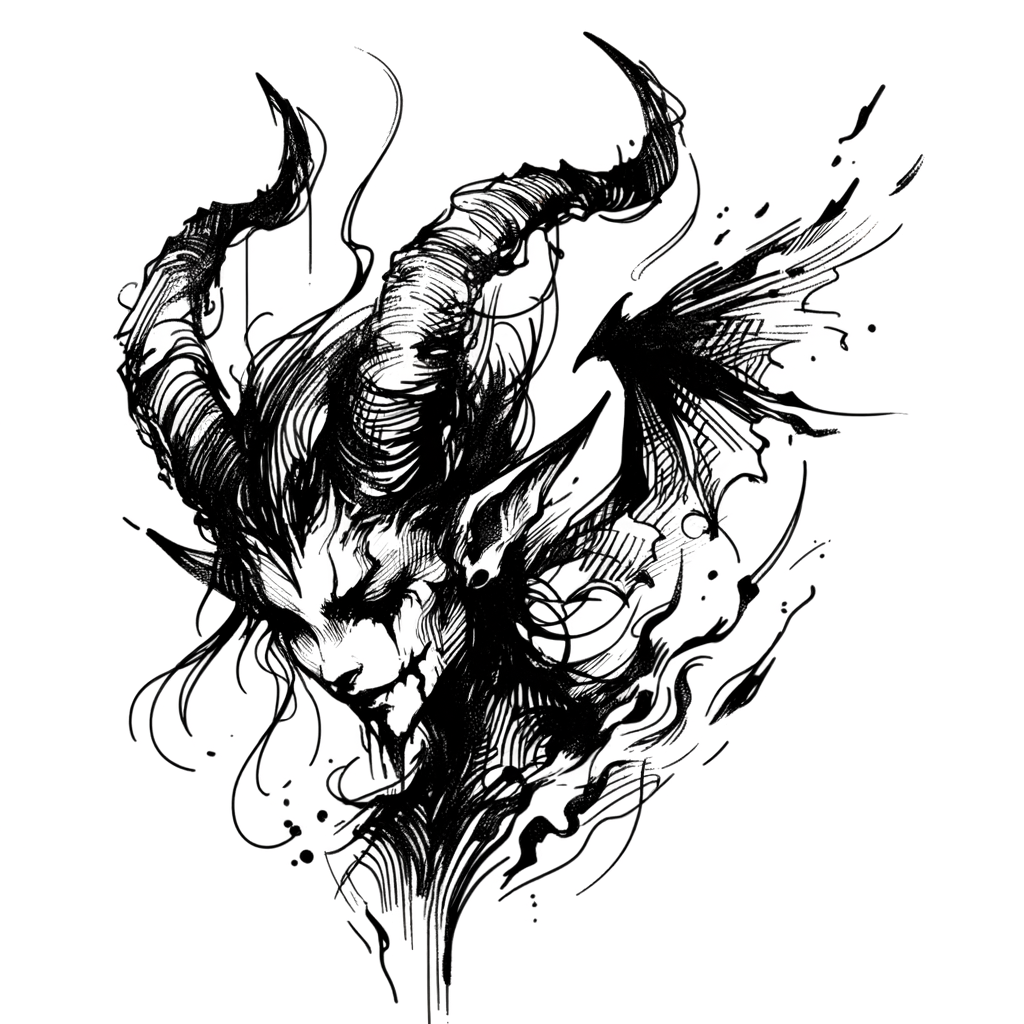 Sketchy Succubus With Rough, Dynamic Lines
