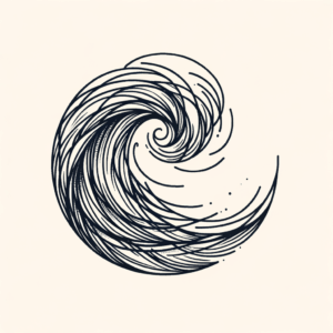 Sketchy Wave With Loose Lines