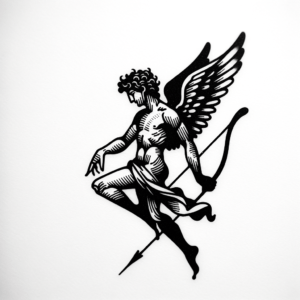 Small Icarus In A Minimalist Style