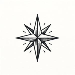Star Minimalist Compass