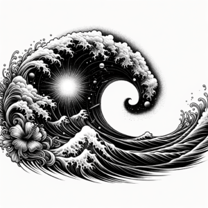 Surreal Wave With Imaginative Features