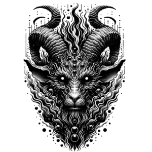 Surrealism Baphomet With Fantastical Elements