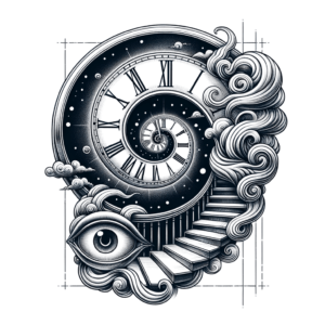 Surrealism Clock With Dream-Like Features