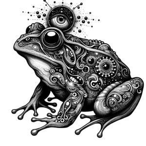 Surrealism Frog With Fantastical Elements