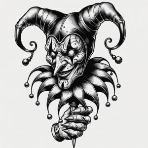 Surrealism Joker With Twisted Features