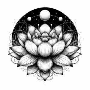 Surrealism Lotus With Dreamlike Elements