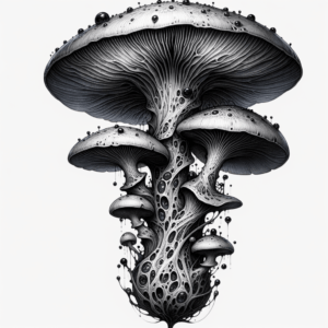 Surrealism Mushroom With Dreamlike Elements