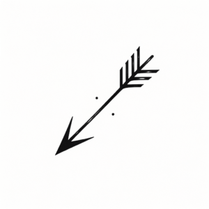 Tiny Arrow With A Minimalist Design And Clean Lines