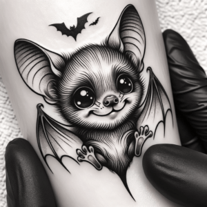 Tiny Bat With A Playful Smile