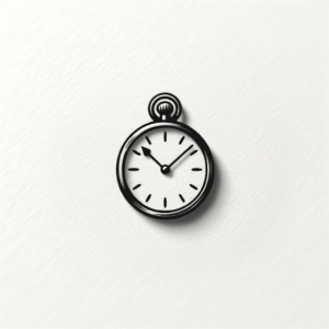 Tiny Clock With Minimalist Design