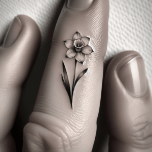 Tiny Daffodil With Small And Cute Design
