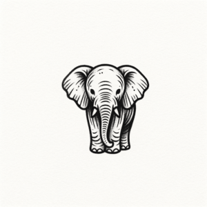 Tiny Elephant With Subtle Details