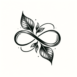 Tiny Infinity With Leaf