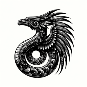 Tiny Quetzalcoatl With Small Details
