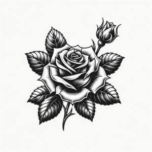 Tiny Realistic Rose