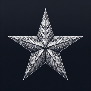 Tiny Star With Delicate, Detailed Features