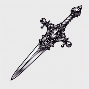 Tiny Sword With Intricate Details