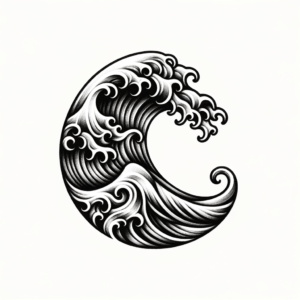 Tiny Wave With Intricate Details