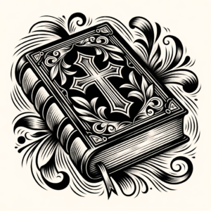 Traditional Bible With Scrollwork