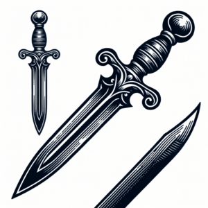 Traditional Dagger With Classic Elements