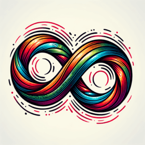 Traditional Infinity With Bold Colors