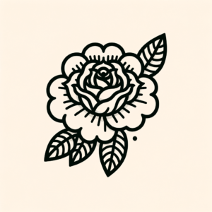 Traditional Japanese Rose Design