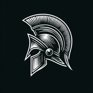 Traditional Spartan Helmet With Classic Elements