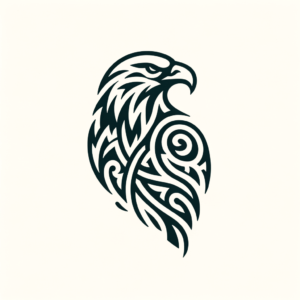 Tribal Eagle With Detailed Design