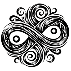 Tribal Infinity With Spirals