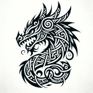 Tribal Viking Dragon